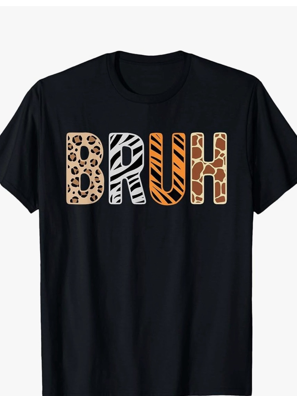 Safari Animals Wildlife Zookeeper Funny Bruh tshirt size large men’s